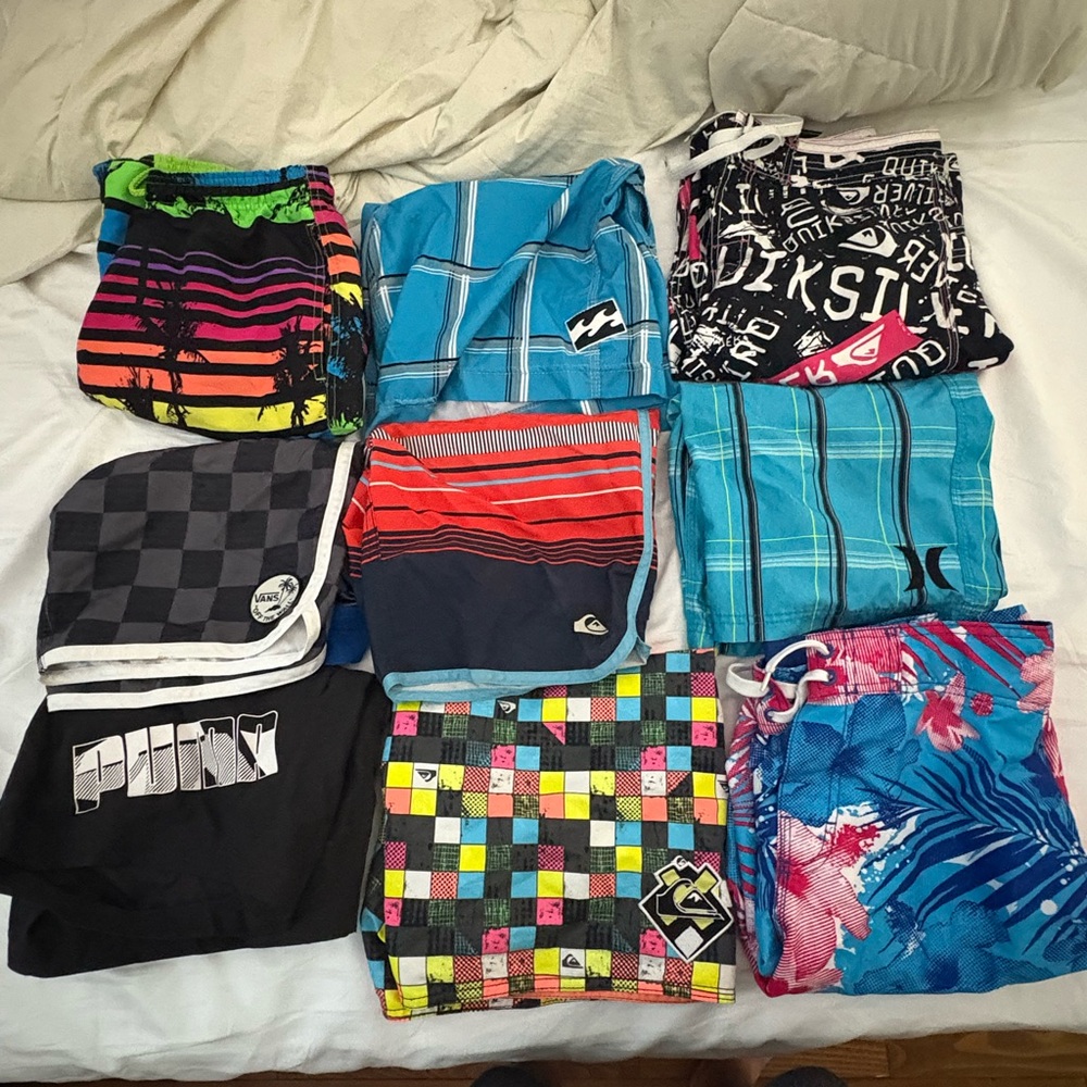 men’s xsmall and small swim shorts